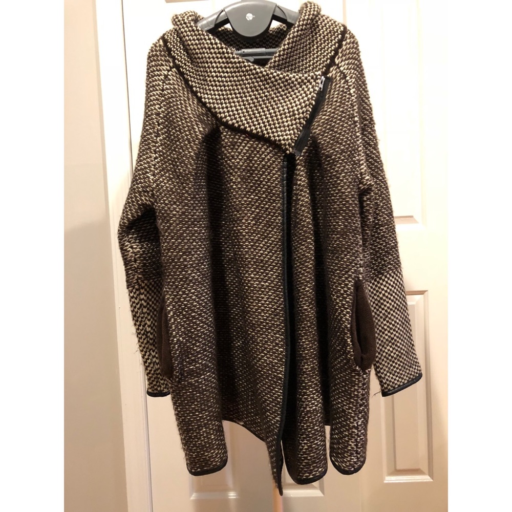 Brown Duster Sweater